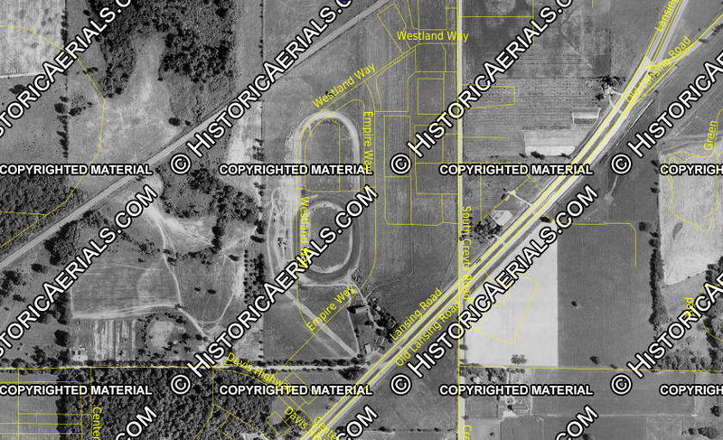 Capital City Speedway - 1955 Aerial View